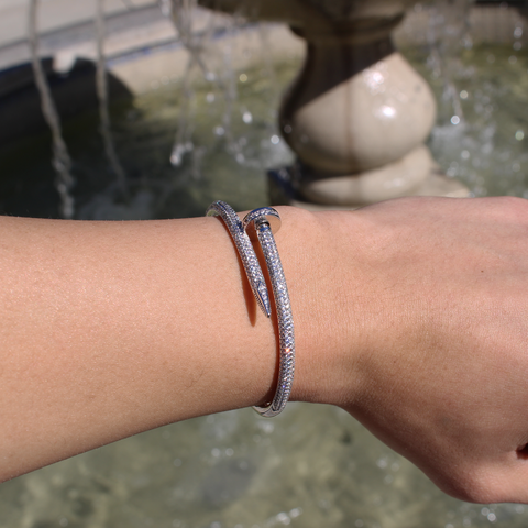 Nail Bracelet (Partially Iced)