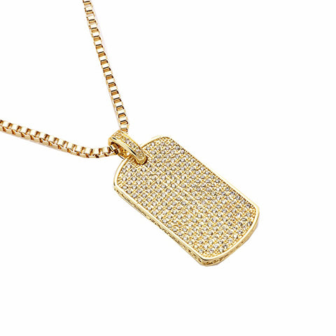 Dog Tag Piece (Fully Iced)