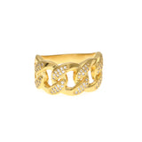 Diamond Cuban Link Ring