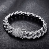 Diamond Cuban Link Bracelet (14mm)