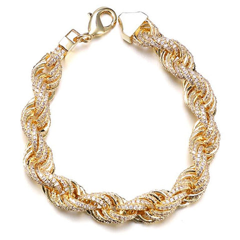Diamond Rope Bracelet (11mm)