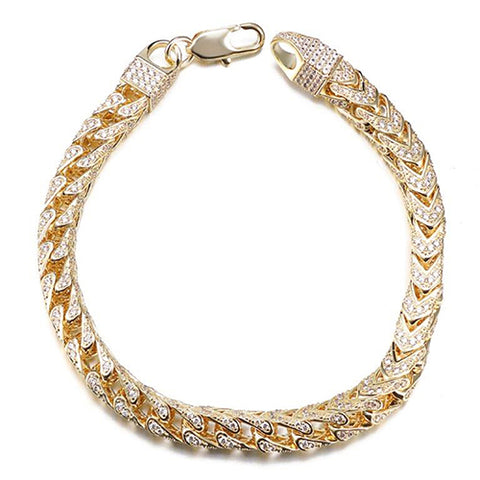 Diamond Franco Bracelet (6mm)