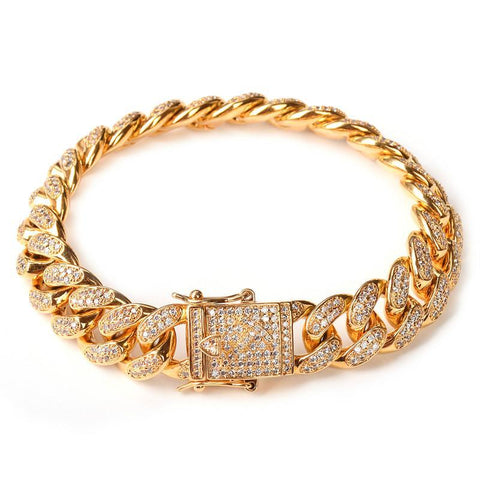 Diamond Cuban Link Bracelet (14mm)