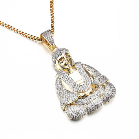 Iced Out Buddha Piece